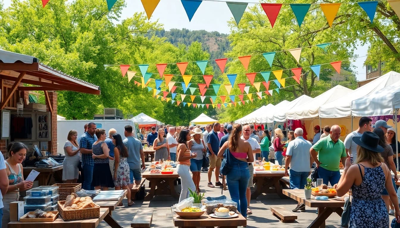 Experience vibrant things to do in Clarksburg ca at a lively outdoor festival with local culture.