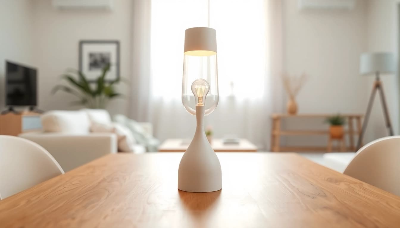 Showcasing elegant ELC Lamps Online in a professional studio setting