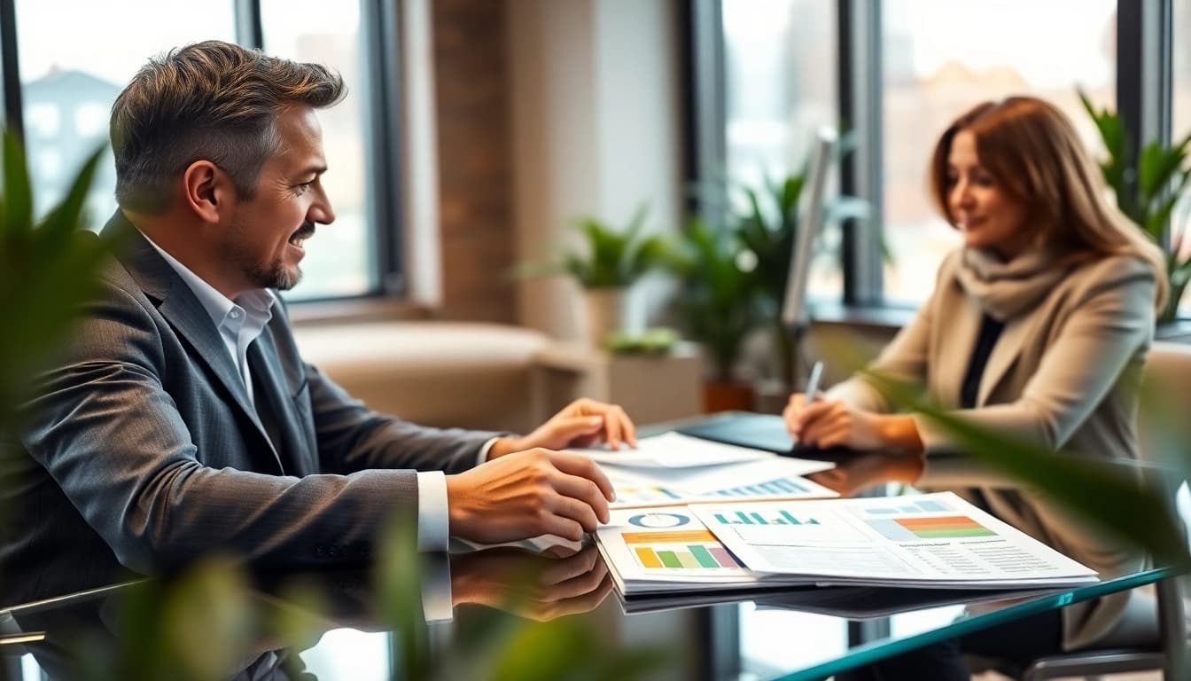 Understanding financing options for homeowners through expert consultation with a friendly advisor.