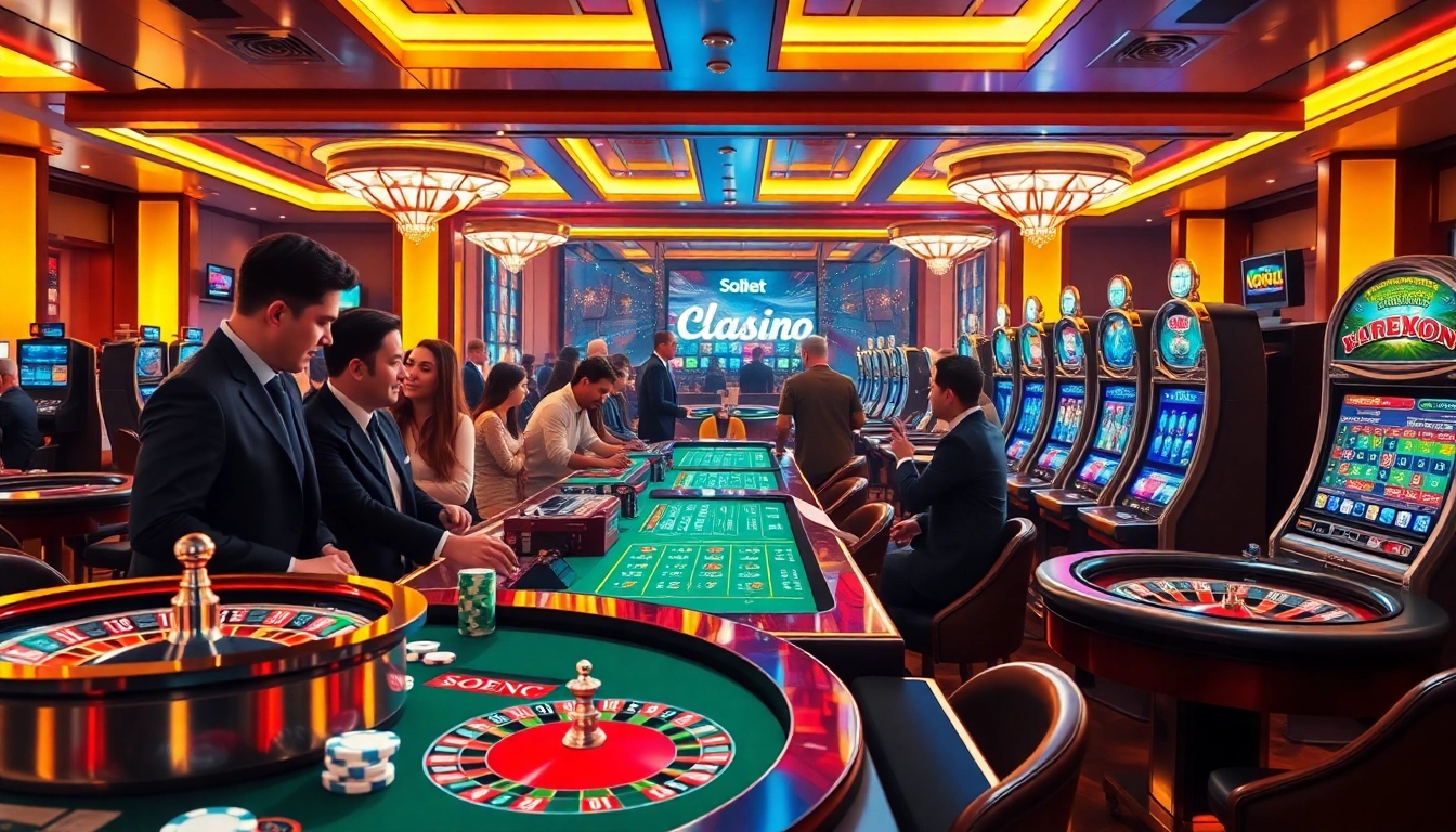 Experience the thrill of เว็บ soibet with dynamic casino tables and vibrant graphics.