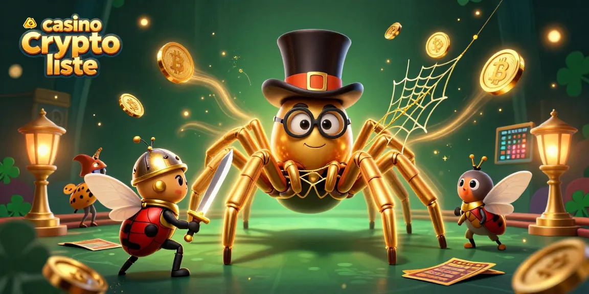 Explorez la liste des meilleurs casinos crypto avec des personnages fantaisistes et des éléments de jeu.