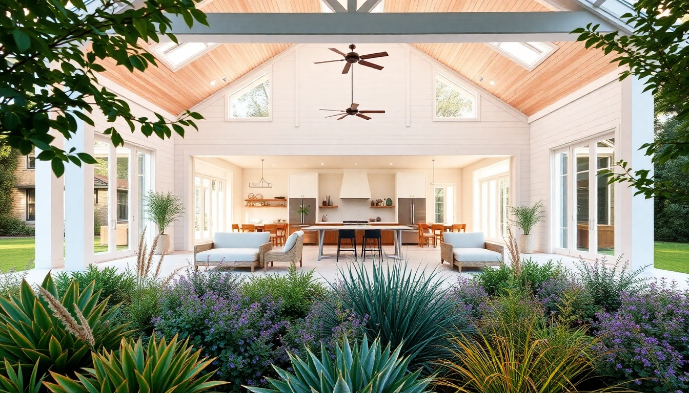 Beautifully designed cape cod home addition showcasing modern architecture and lush landscaping.
