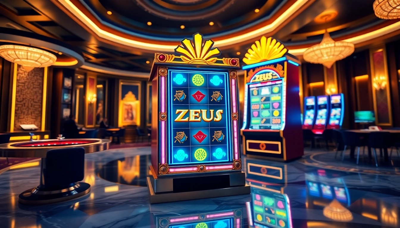 Putar mesin Slot Zeus untuk peluang mendapatkan jackpot besar di kasino mewah.