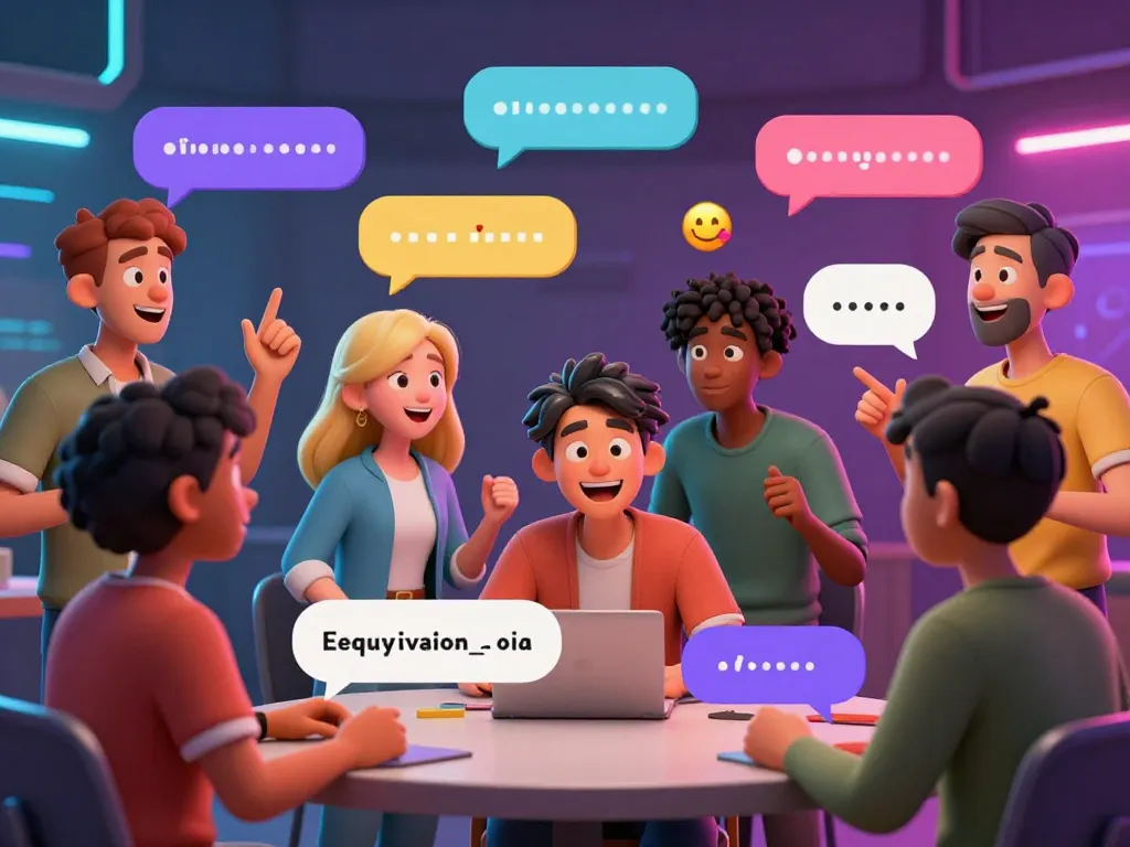 Engaging animated characters immersed in spicy chat conversations, showcasing vibrant digital interaction.