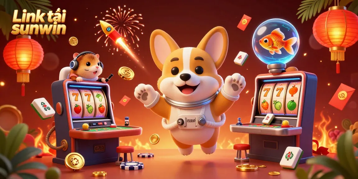 Enjoy thrilling moments in the space station casino with the Link tải sunwin, featuring a playful astronaut corgi and exciting games.
