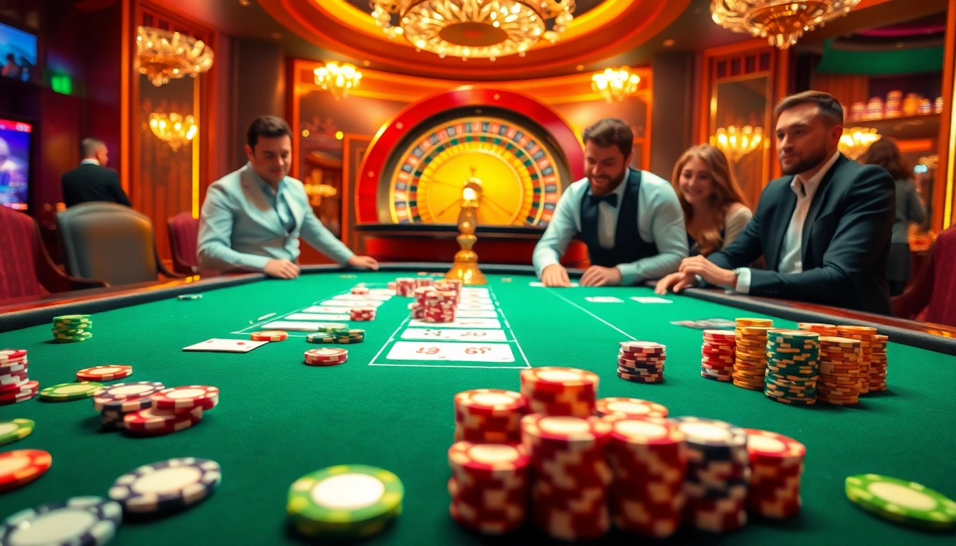 Players celebrating a win while engaging in thrilling gambling action at 28 BET casino.