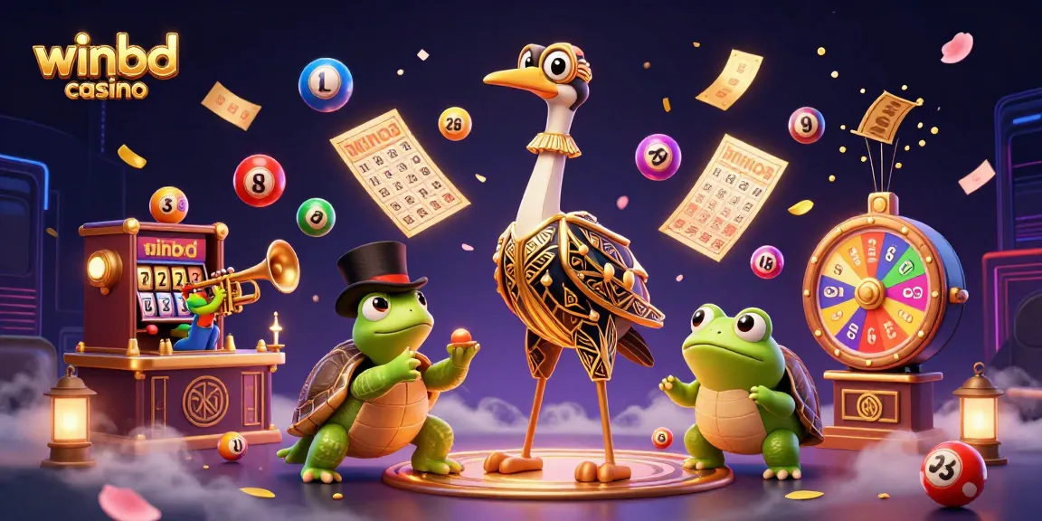 Winbd casino offers an exciting experience with vibrant characters and dynamic game elements.