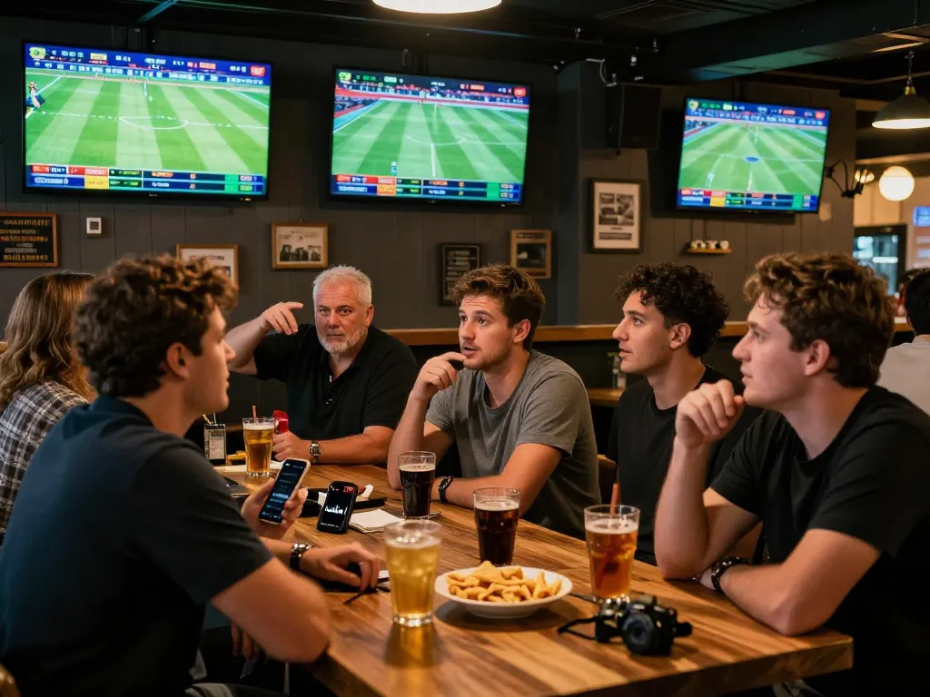 Cakhia TV providing an exhilarating sports betting scene with fans engaged in live football action.