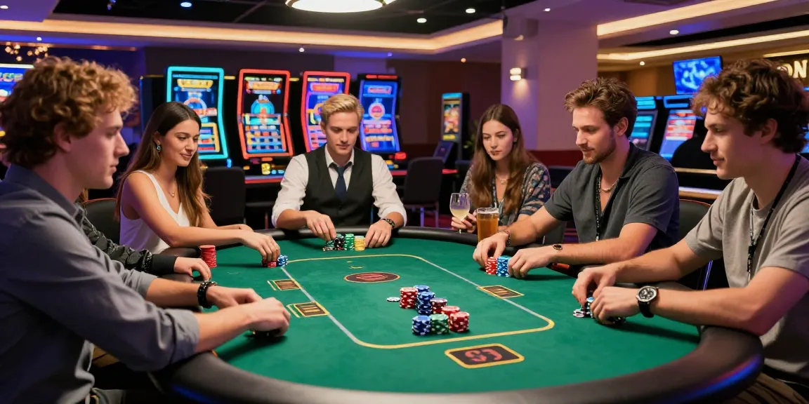 Friends enjoying an exciting poker game at ieee.org.uk featured online credit card casino.
