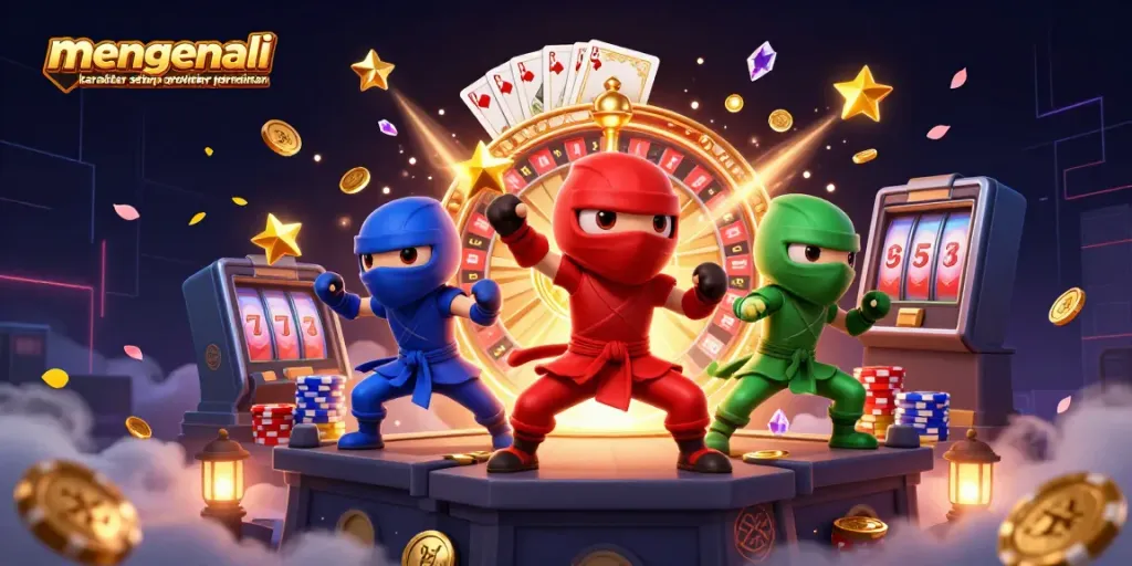 Mengenali karakter setiap provider permainan dengan chameleon ninja beraksi dalam dunia kasino yang penuh warna dan kemewahan.