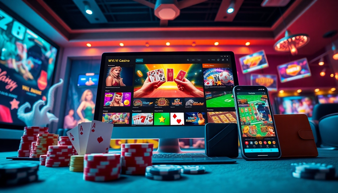 Exciting view of 69 VN online casino games, showcasing poker, slots, and secure transactions.