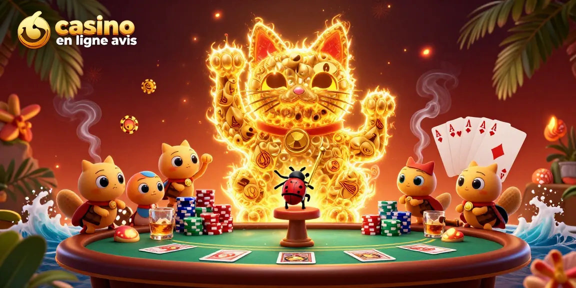 Découvrez les meilleures critiques sur les casinos en ligne avis à travers une illustration 3D.