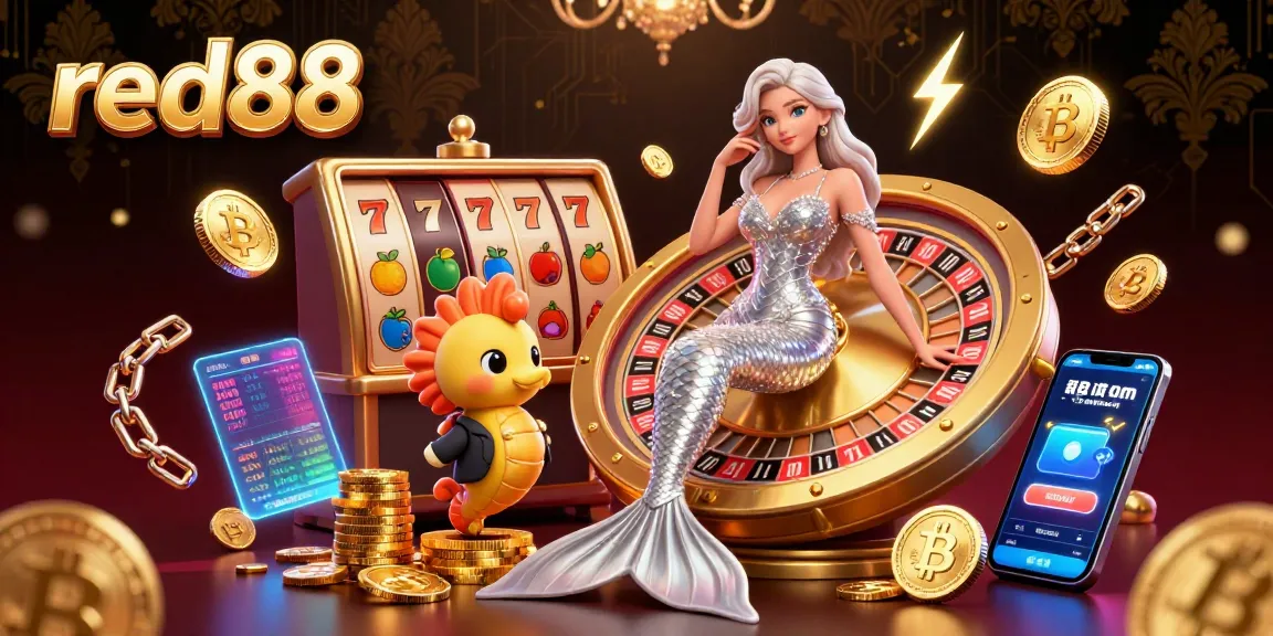 Experience thrilling gameplay at red88 with a glamorous woman beside a roulette wheel, enhancing the casino atmosphere.