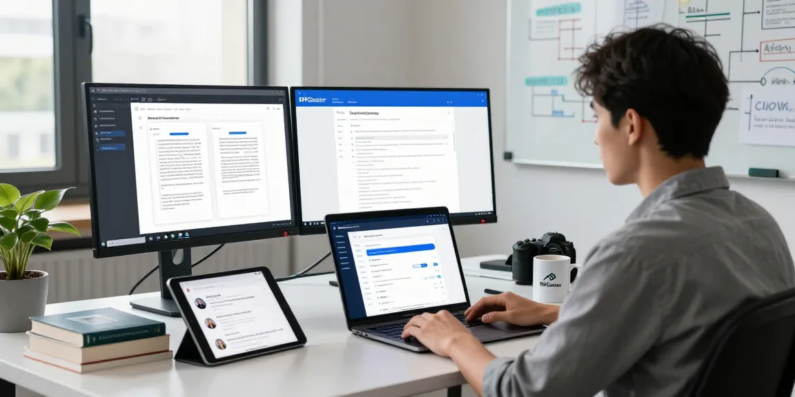 Detect PDF fraud using advanced AI technology in a modern office setting with real-time analytics.