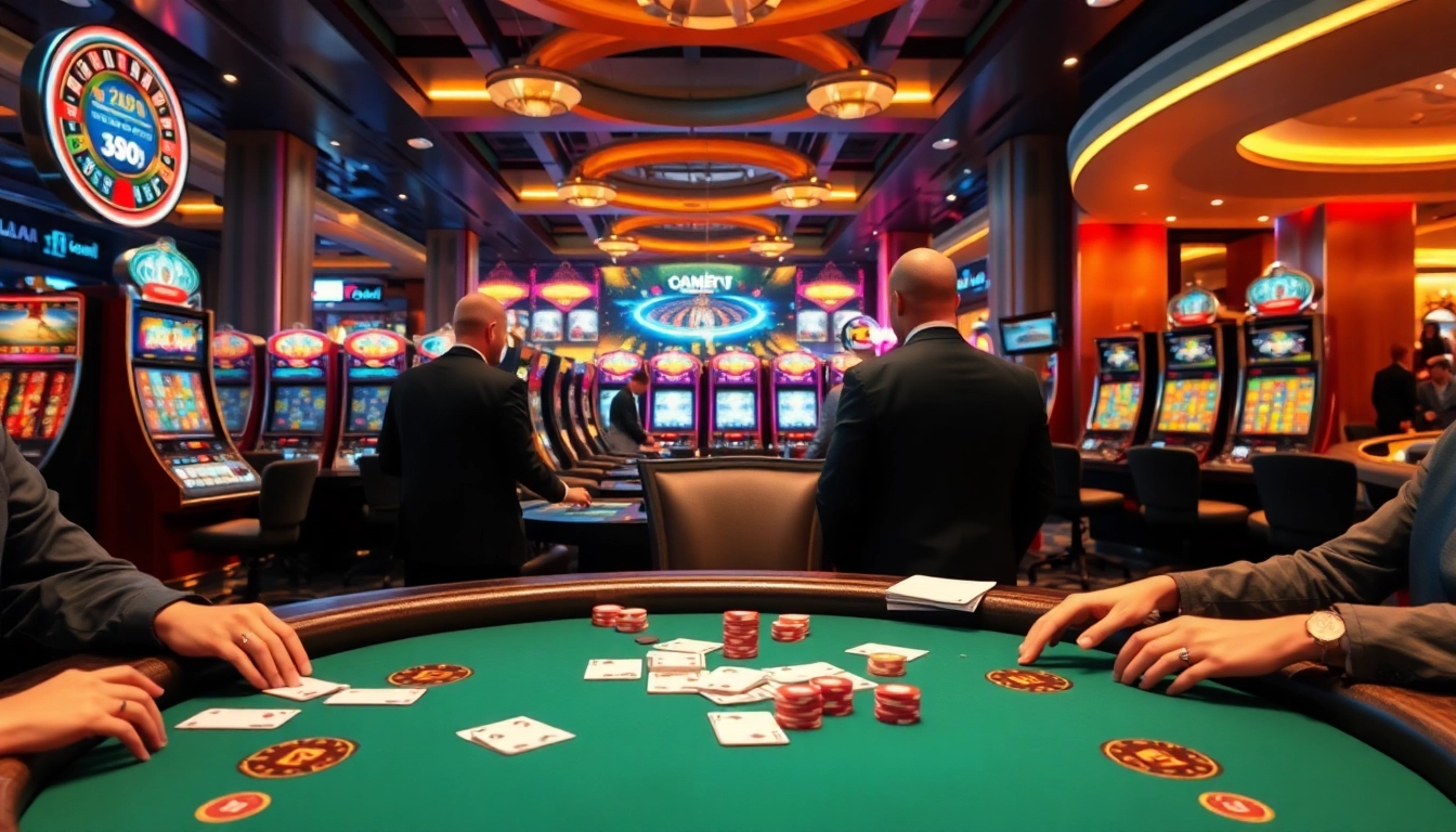 Exciting gameplay scene featuring casino 28bet tables and vibrant gaming options.