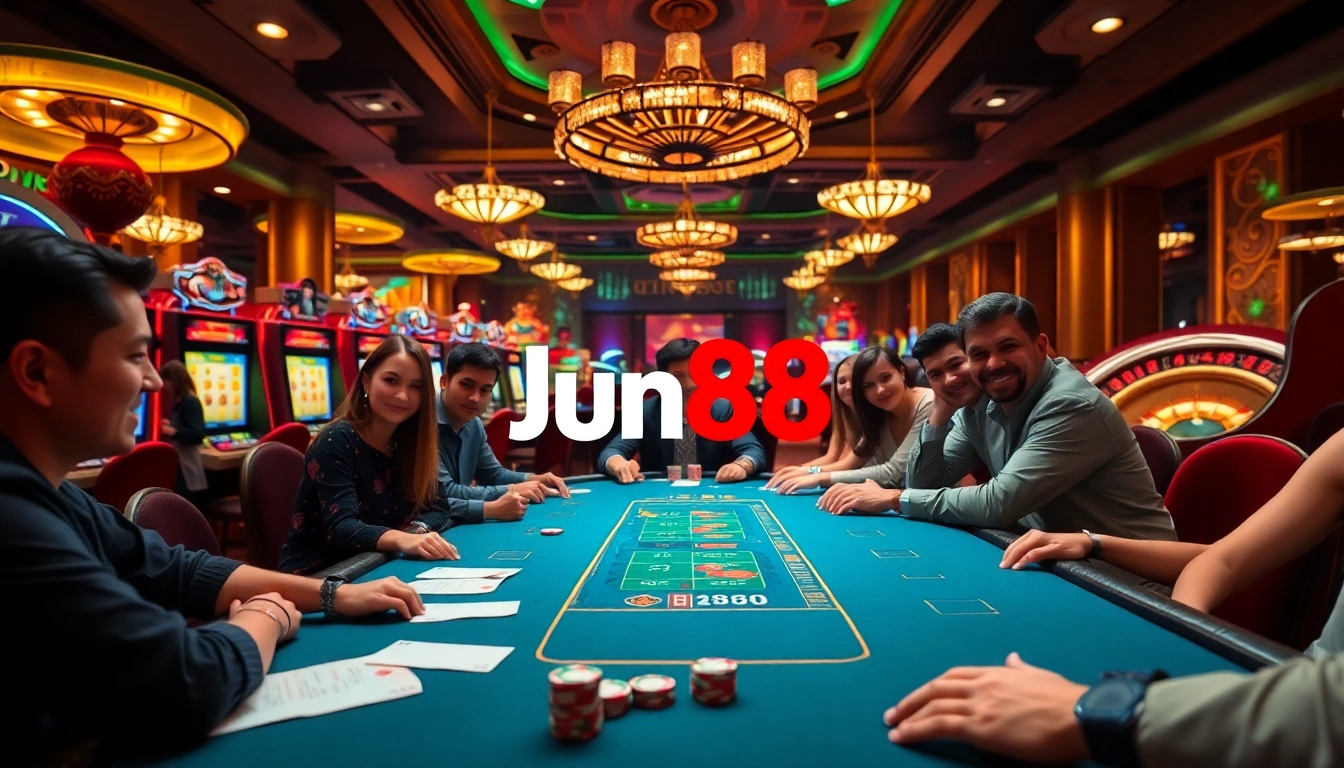 Engage in thrilling gambling adventures at https://jun88pl.com/ with poker strategies and dynamic slot machines.