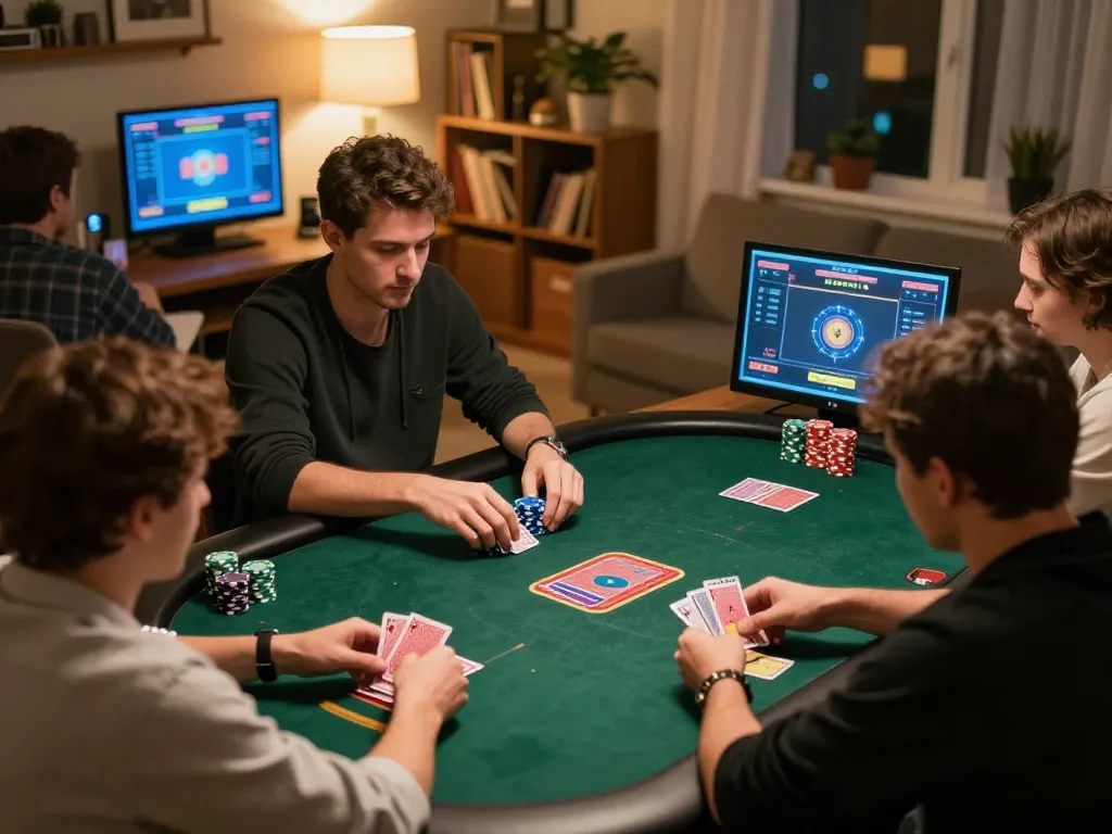 king33 players enjoying an engaging online poker session while maintaining responsible gaming