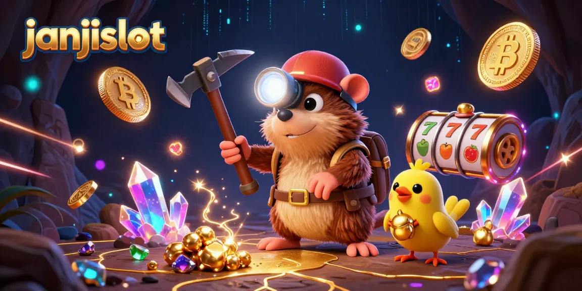 Engage with janjislot, where treasure hunting meets thrilling slot adventures in a vibrant digital cave.