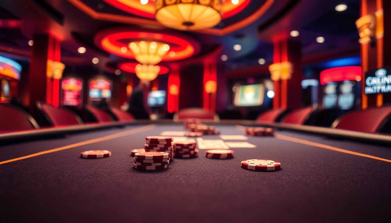 Spielen Sie den casino bonus ohne einzahlung neu an einem eleganten Pokertisch.