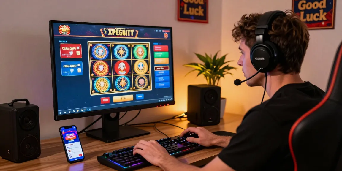 Exciting gaming scene at https://euf.co.uk featuring a player immersed in credit card casino games.