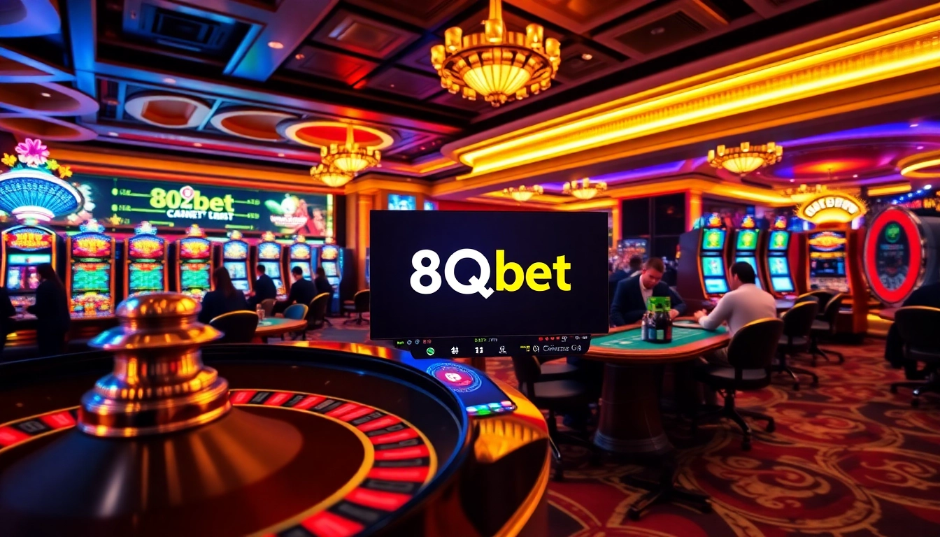 Experience excitement at 8qbet with vibrant casino games and betting action.