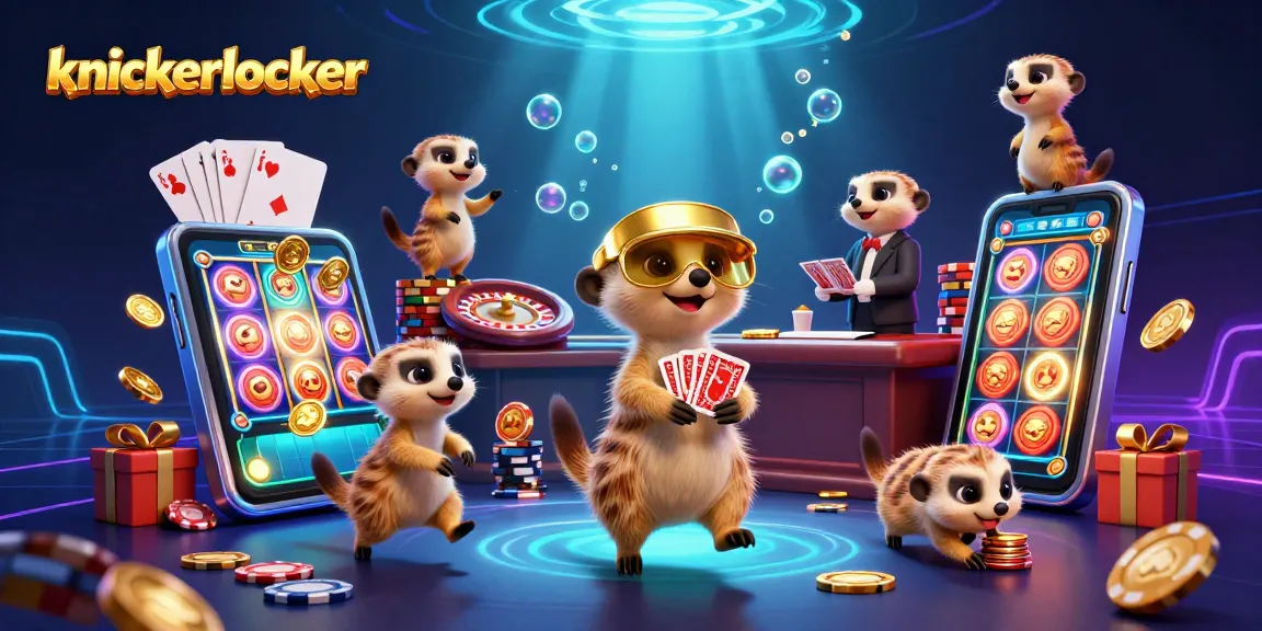 Capture the excitement at knickerlocker as meerkats operate a lively casino with slots and games.