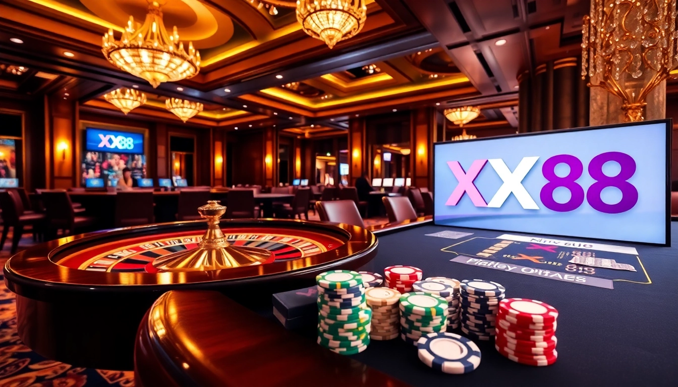 Experience the excitement of XX 88 casino games with vibrant tables and thrilling action.