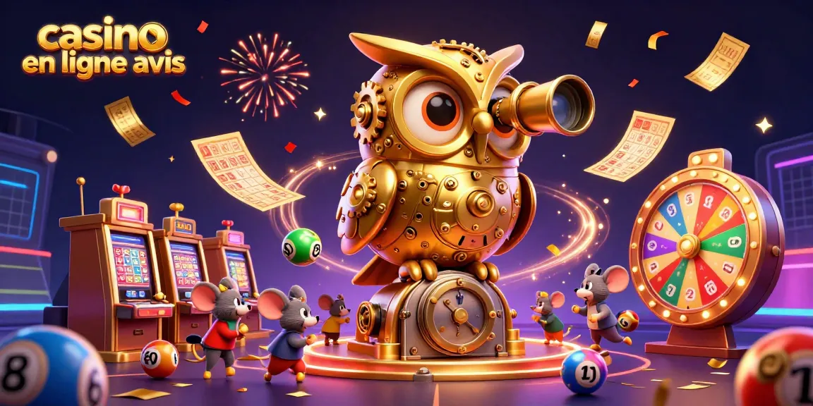 Découvrez l'ambiance dynamique des casinos avec casino en ligne avis, où l'owl doré surveille les machines à sous.