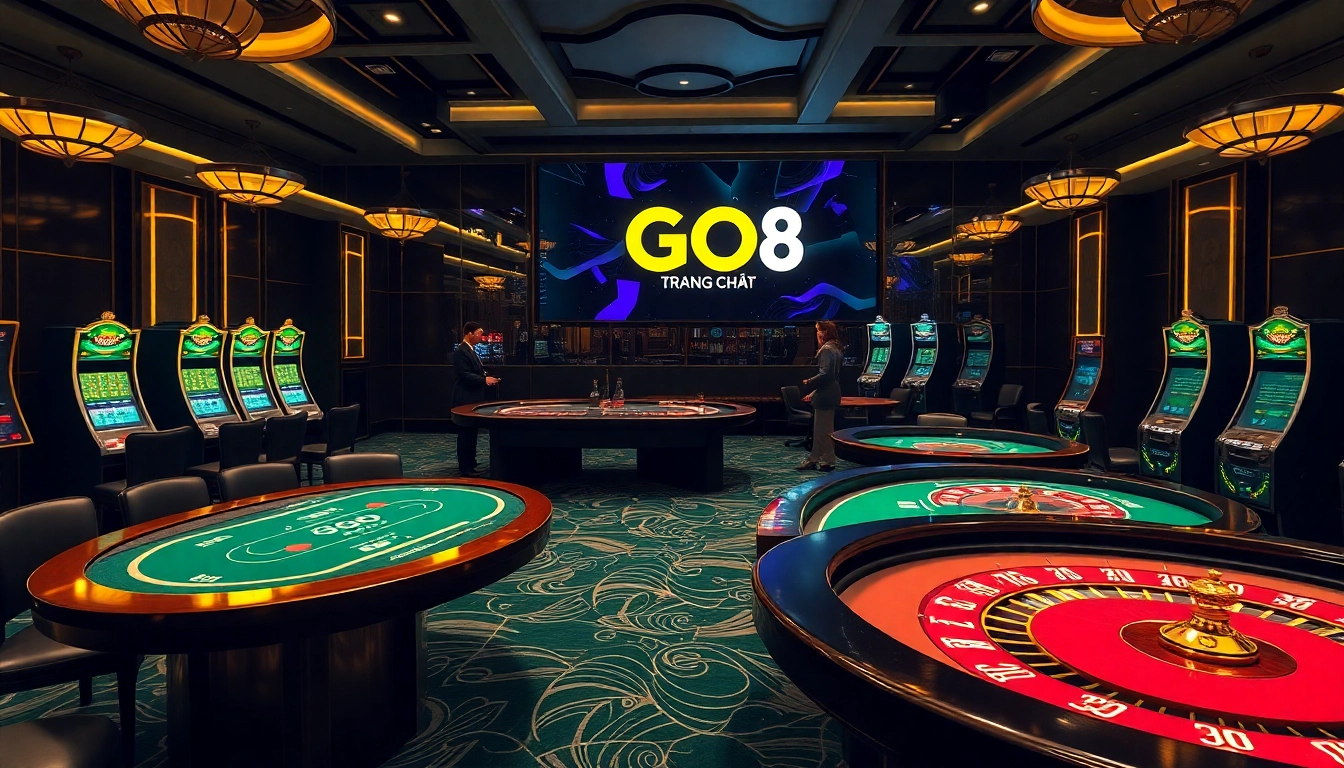 Experience excitement at trang chủ go8 with vibrant casino games and professional dealers.