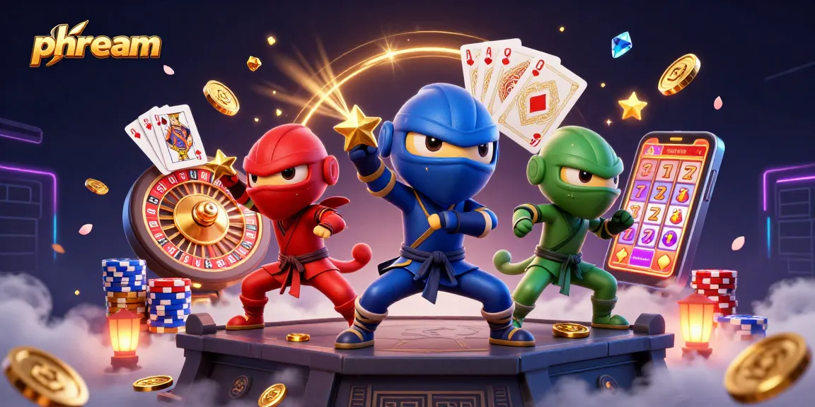 Experience epic phdream casino action with ninja chameleons amidst a flurry of winning riches.