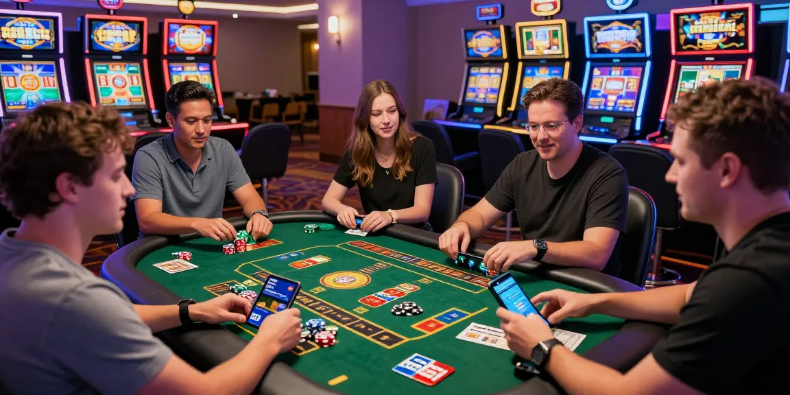 Best credit card casinos showcase diverse players enjoying dynamic gaming experiences with Visa and Mastercard.