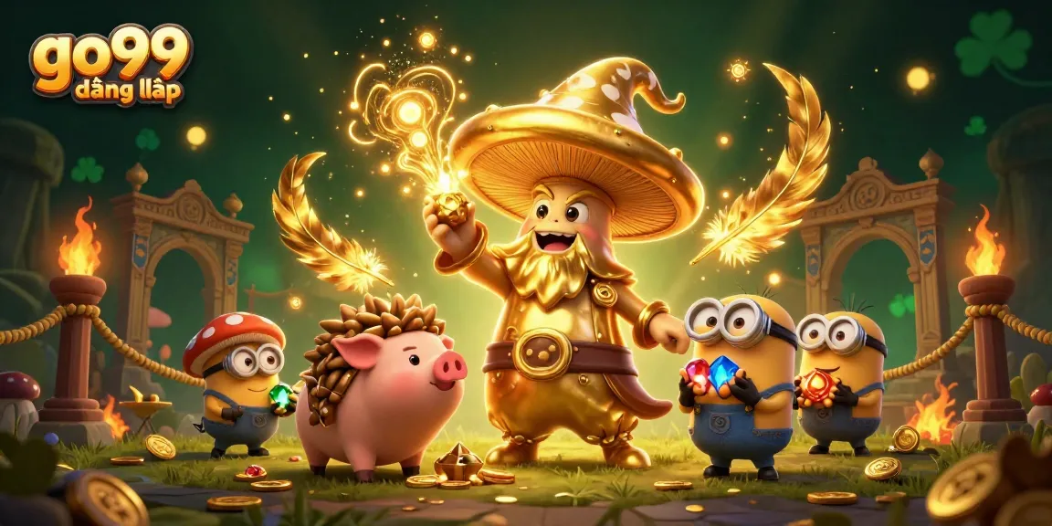 Experience thrilling gaming action with go99 đăng nhập as golden treasures and vibrant characters collide.