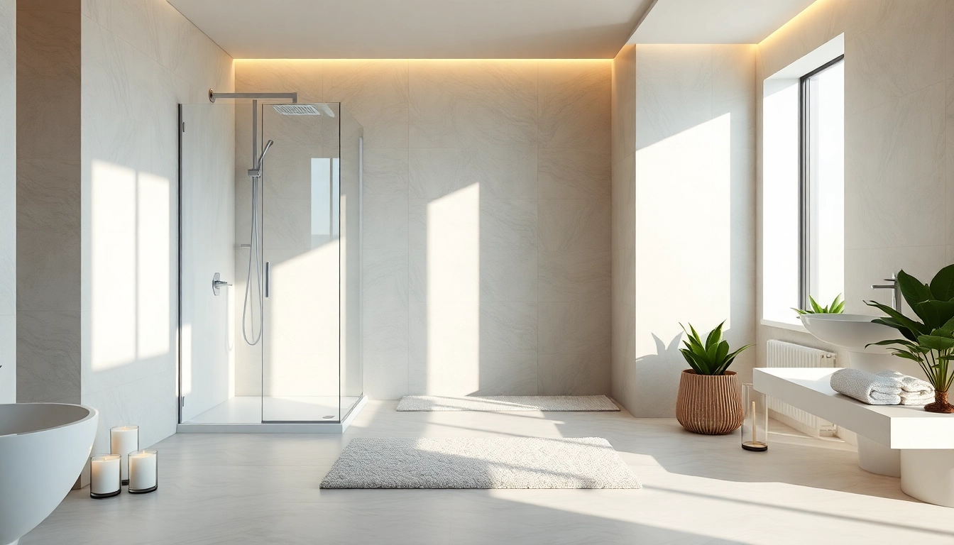Enhance your home with elegant showers au in a luxuriously designed bathroom.