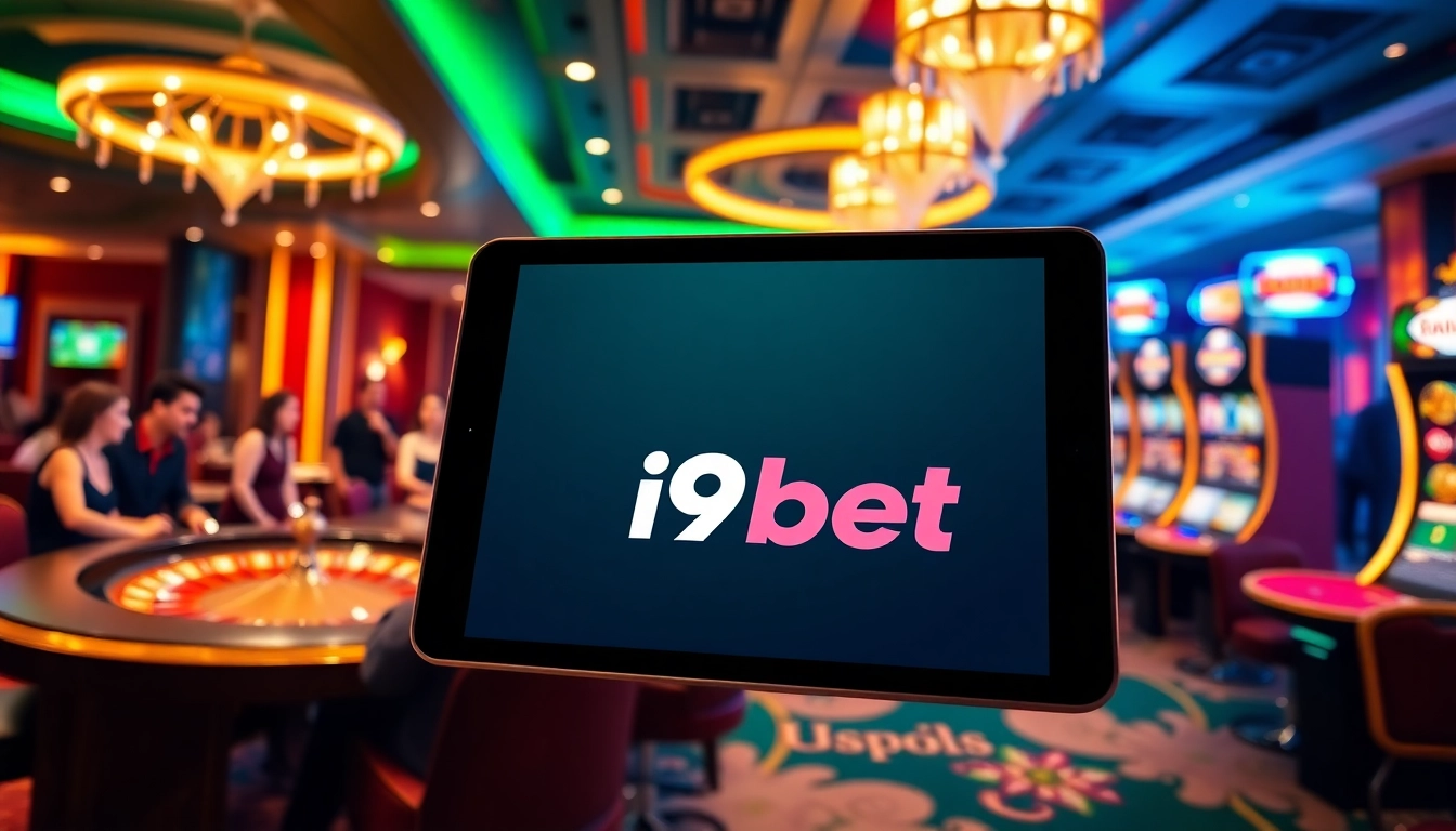 Experience thrilling gameplay at i9bet with vibrant casino tables and engaging online interfaces.