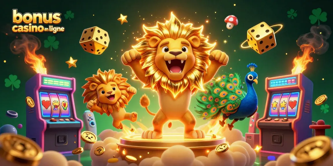 Attirez des gains passionnants avec le bonus de casino en ligne et un lion solaire dans un univers dynamique.