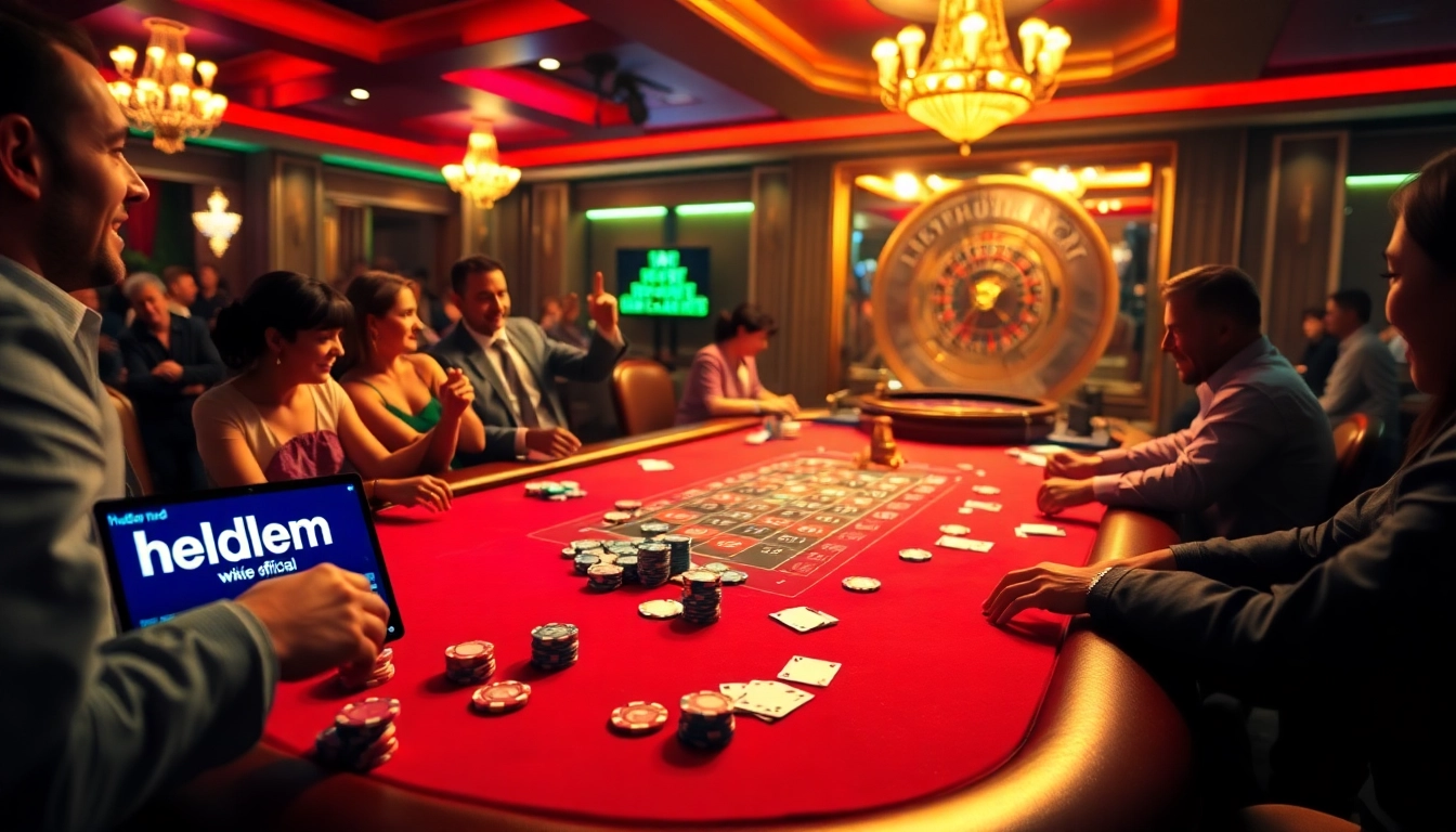 Engaging scene at a poker table featuring hidden wiki official keyword, players enjoying responsive gameplay.