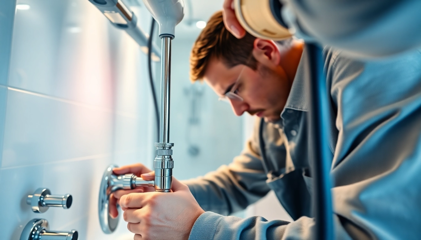Installation eines modernen Sanitärsystems durch sonni sanitär GmbH in einem zeitgemäßen Badezimmer.