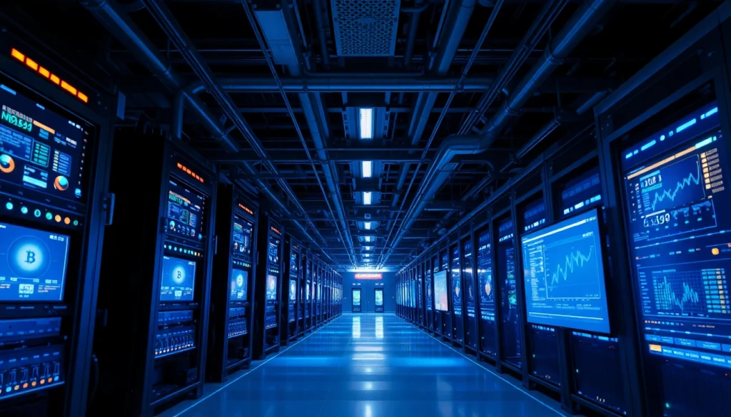 Explore the best crypto mining site with advanced mining rigs and real-time statistics in a modern setup.