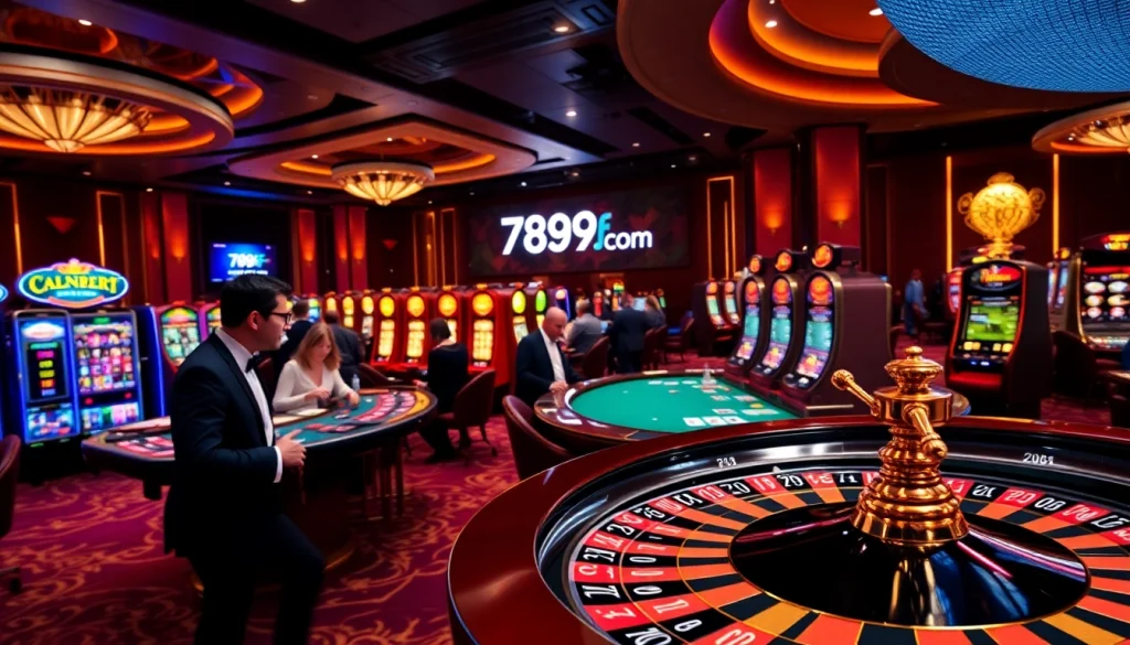 Experience thrilling gameplay at 789f com with vibrant casino visuals and professional atmosphere.