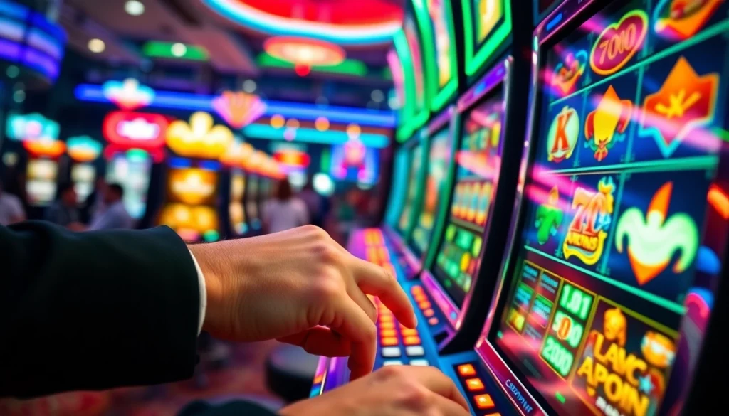 Menangkan slot depo pulsa dengan permainan slot yang energik dan penuh warna di kasino.