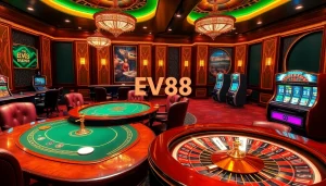 Experience the luxury of gambling with ev88 at a vibrant online casino with poker, roulette, and immersive slots.