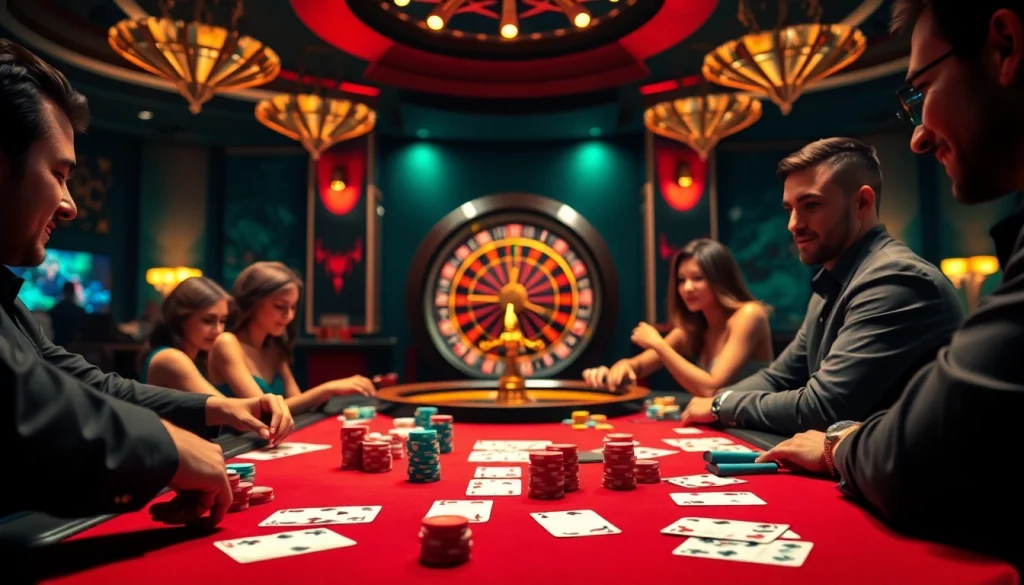 Experience thrilling bets at https://mmoo.gripe/ with a vibrant poker game scene showcasing strategy and excitement.