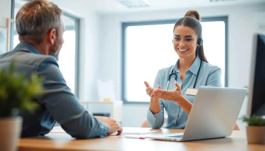 Efficient process for fast warranty claims with a customer service representative assisting.