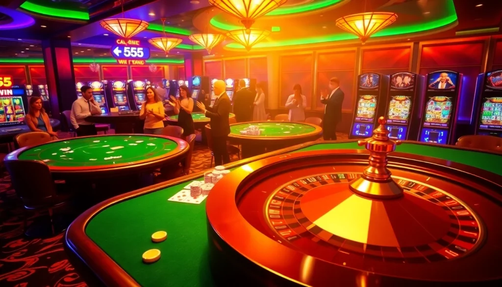 Experience the thrill of winning at 555 win with vibrant casino games and exciting players.