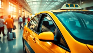 Gurgaon Taxi Service featuring a friendly verified driver at a sanitized airport cab.