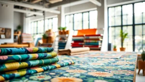 Ontdek de kleurige brabantse bont ruitjes terwijl ze mooi zijn gepresenteerd in een textielontwerpstudio.