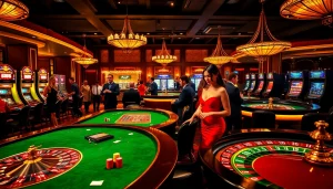 Experience thrilling gameplay at vaoluoitv with vibrant casino tables and live betting action.