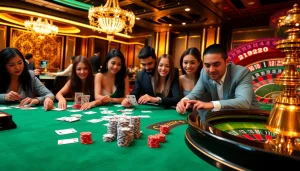 Người chơi tham gia poker tại cg79 online casino với các yếu tố sòng bạc sống động.